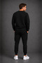 Lover Couple Combination 2-Piece Crew Neck Sweatshirt 2-Piece Sweatpants 4-Piece Set - 6