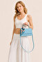 Mini Box Scarf Detailed Magnet Closure Bag - 3