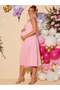 Rochie midi, roz - M - 7