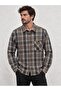 Men's Brown Single Pocket Buttoned Regular Shirt - 2