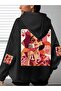 Unisex Sleeve Printed Hooded Kangaroo Pocket Comfortable Fit Regular Cut Sweatshirt