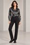 Women's Metallic Satin Shirt 100% Cotton Satin Shirt - 2