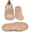 Women's Cream Anatomical Comfortable Sole, Side Elastic, Tulle Detailed, Stylish Casual Shoes B227 - 5