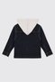 Baby Boy Navy Blue Denim Jacket with Pockets - 2