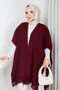 Women's Tight Woven Knitwear Shawl - 5