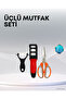 Spt-Gld Multifunctional Kitchen Scissors Set – Includes 3 Scissors, Sharpener, and (152815) Peeler