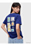 Xside Navy Blue Winnie the Pooh Printed 100% Cotton Women's T-Shirt