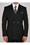 Double Breasted Suit Slim Fit Italian Style Jacket Trousers - 6