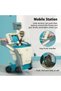 Kids Doctor Station Medical Playset on Wheels Educational Pretend Play Kit with Stethoscope, Thermometer, Infusion, X-Ray & ECG Monitor Toy Medical Trolley - 7