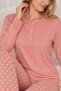 Women's Seasonal Comfortable Fit Long Sleeve Pajama Set - 3