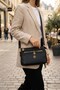 Black Daily Women's Bag with Hand and Shoulder Straps and 3 Compartments - 2