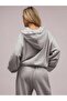 Unisex Women's Men's Unprinted Comfortable Fit Oversize 3 Thread Hooded Hoodie and Baggy Sweatpants - 5