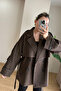 Oversize Ekose Trençkot - 4