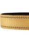 Reflective Dog Collar with Soft Neoprene Padding, Metal D-Ring and Adjustable Length, Premium Nylon Material (Color: Tan-Brown) - 2