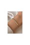 Gold Color Zircon Stone Baguette Design Bracelet