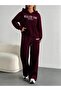 Unisex Women's and Men's Healty for Printed Oversize 3 Thread Hooded Sweatshirt and Baggy Sweatpants - 3