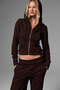 Aven women's hooded and v-neck regular bitter brown top and bottom set - 4