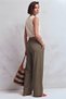 Wide Leg Modal Trousers Cagla - 3