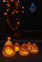 Mumcuk Set - Halloween Decorative Lighted Candle Holder Set of 4