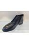 Genuine Leather Lace-Up Zippered Boots Men's Shoes - 3