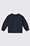 Baby Boy Reglan Sleeve Navy Blue Suit - 3