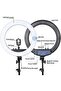 RL-18" 18-Inch LED Ring Light with Tripod Stand & Phone Holder – 480 LED Dimmable Soft Light, 3 Color Modes (2700K-6500K), 10 Brightness Levels, Remote Control – for YouTube, TikTok, Makeup, Photograp - 2