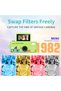 Mini Digital Camera Keychain, 1080P HD Video Recorder with Flip Screen, Ultra-Portable Pocket Camera, For Students, Vloggers, Travel, Daily Use & Retro Style -Black - 2