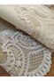 Berila Velvet Towel Cream&Cappicuno Towel Set-Hand&Face Towel Set 50&90 - 3