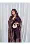 Mwt2124 - lined chiffon abaya