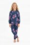 Girl's Printed 100% Cotton Reactive Dyed Single Jersey Fabric Long Sleeve Pajama Set - 5