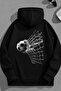 Unisex 3 Thread Cotton Black Gooool Loose Fit Sweatshirt Hoodie
