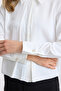Matte Satin Shirt with Hidden Buttons - 4