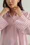 Wide cuffed poplin shirt - 4
