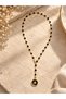 Black Beaded Polar Star Necklace - 2
