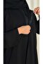 Mwo019 - abaya text clouch plain black - 7