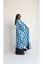 MWT2094 - Blue Polka Dot Abaya | عباية منقطة سماوي - 3