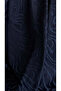 Mwt1256 - Navy Blue Jacquard Abaya - 8
