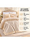 Double Lace Jacquard Satin Pique Set 6-Piece Dowry Box with Sheets 220X240 cm - 5
