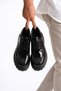 Jy-T13 Nova Lace-Up Patent Leather Men's Casual Sports Classic Shoes Rst - Black - 8