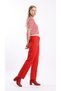 Stripe Garnished Knitwear Top - 2