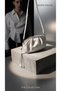 White Leather Look Women's Shoulder Bag - 5