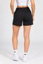 Lotus Women's Black Cotton Sports Shorts - Ve0062 - 2