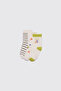 Baby Boy Ecru Socks - 2