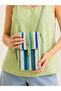Colorful Knitted Motif Magnet Half Cover Bag - 4