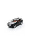 1:22 Scale Simulation Alloy Track Sports Miniature Model Diecast Metal Pull Back Action Car Toy with Light Sound and 6 Openable Doors-Black