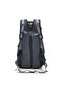 Solid Outdoor Hiking Backpack Blue/Black - 2