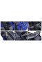 Nylon Hiking Backpack 50 L Blue/Black - 4