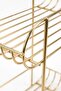 Gold 2-Tier Metal Soap Dish & Shampoo Dispenser Bathroom Corner Holder - 7