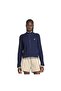 Kt1864-K Knıt Fb Tt Women's Jacket Navy Blue