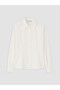 Vizyon New Season White Drawstring Women's Shirt - 5